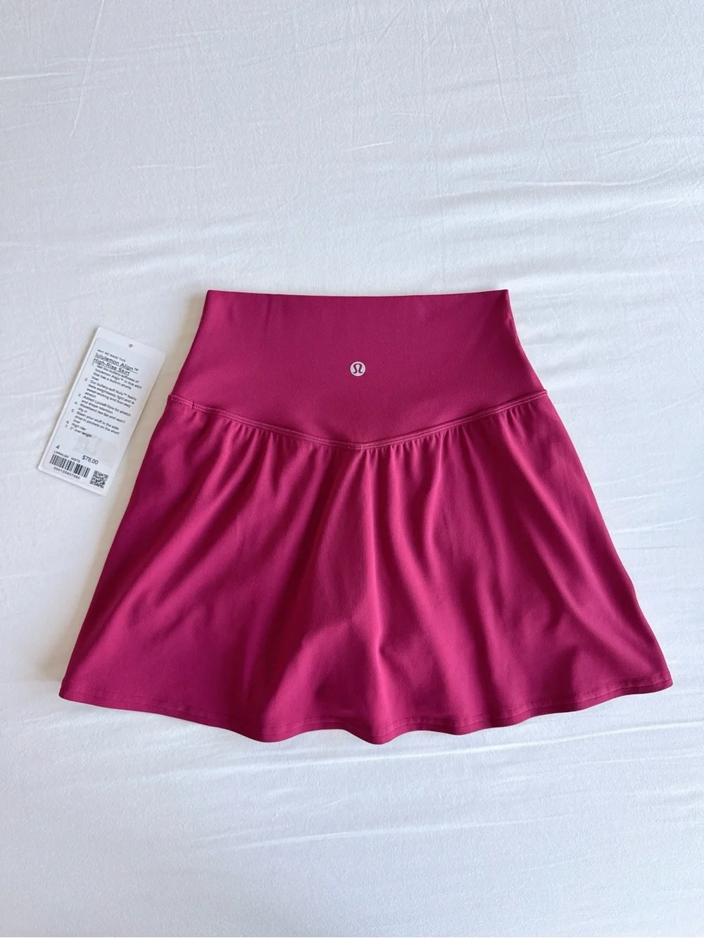 lululemon Align™ High-Rise Skirt Magenta Smoke Size 4 NWOT - Picture 3 of 14